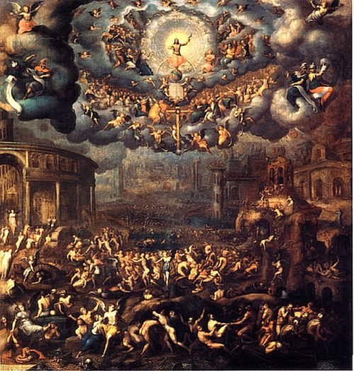 Huge Engraving 'the Last Judgment', Peter De Jode (1570-1634) After Jean Cousin The Elder-photo-8