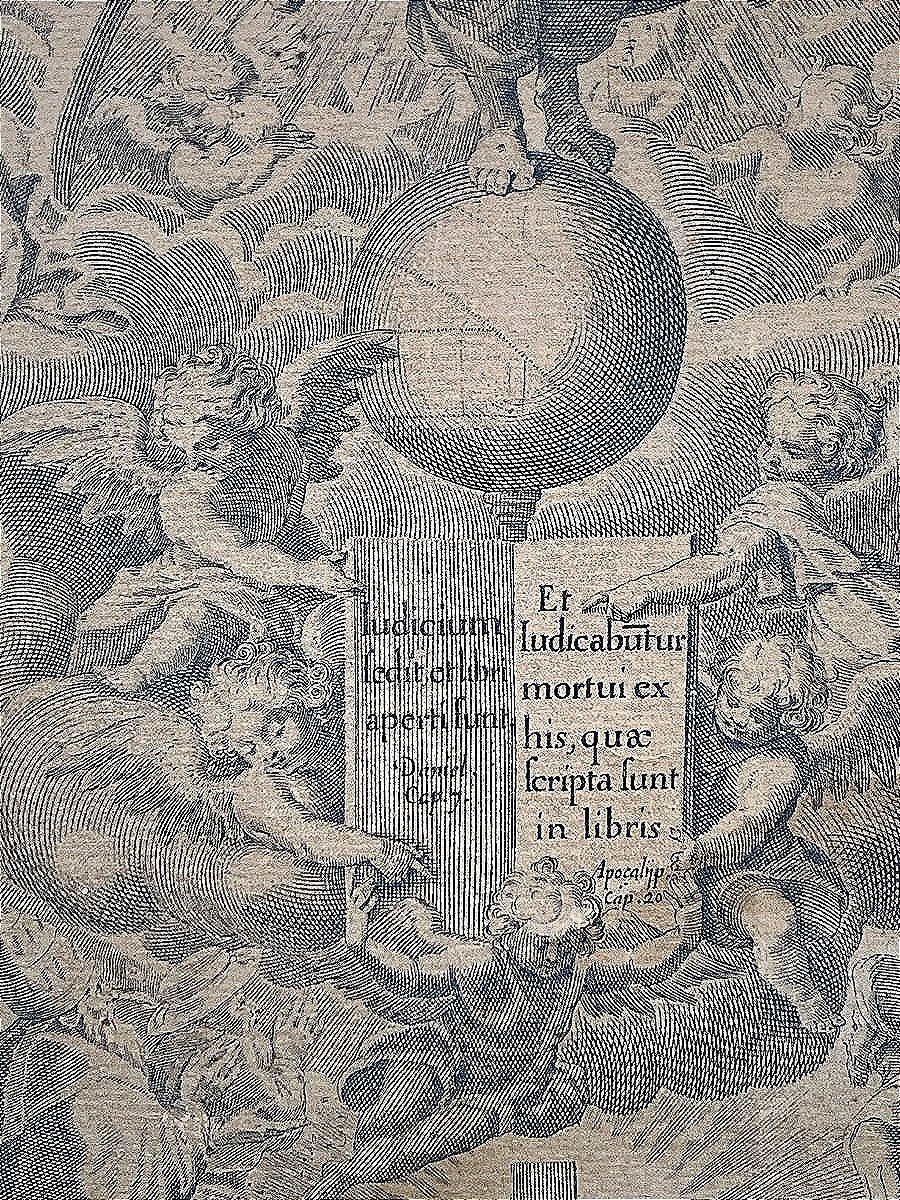 Immense gravure "Le Jugement Dernier", Peter DE JODE (1570-1634) d'ap Jean COUSIN LE VIEUX-photo-6