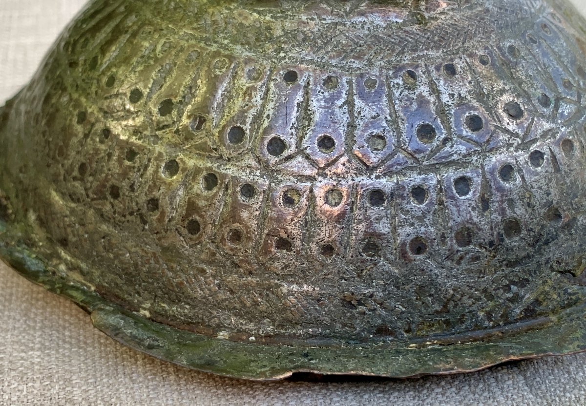 Archeo Nazride Tin-plated Copper Bowl, Granada, 12th–13th Cties-photo-4