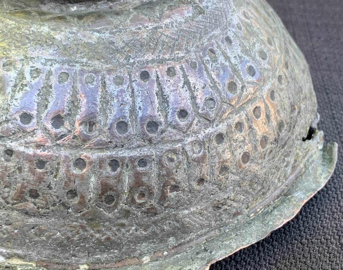 Archeo Nazride Tin-plated Copper Bowl, Granada, 12th–13th Cties-photo-6