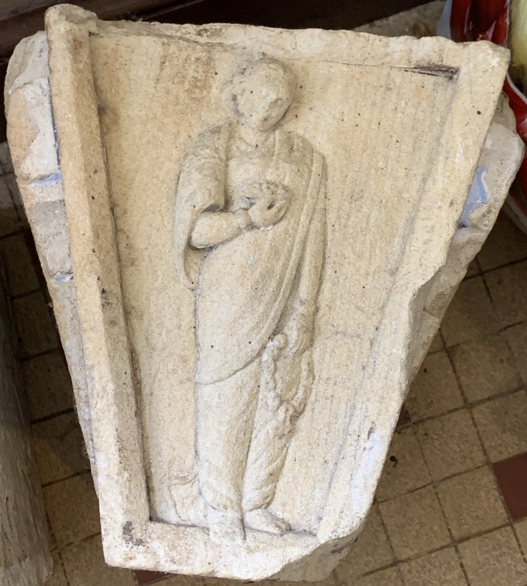 3 gdes clés de porte en pierre sculpté, Inde XVIIe / XVIIIe-photo-4