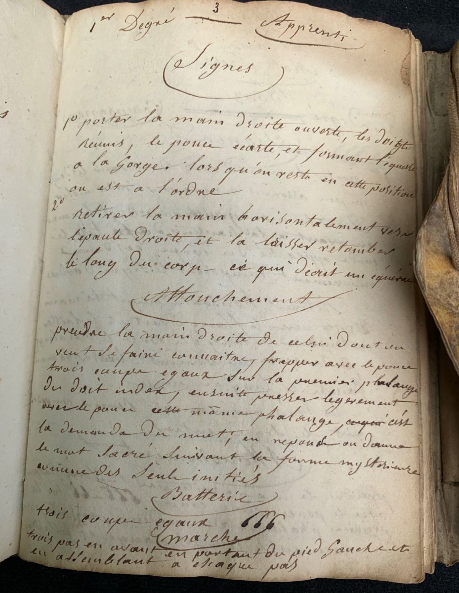 Manuscript Book Medicine & Freemasonry-photo-4