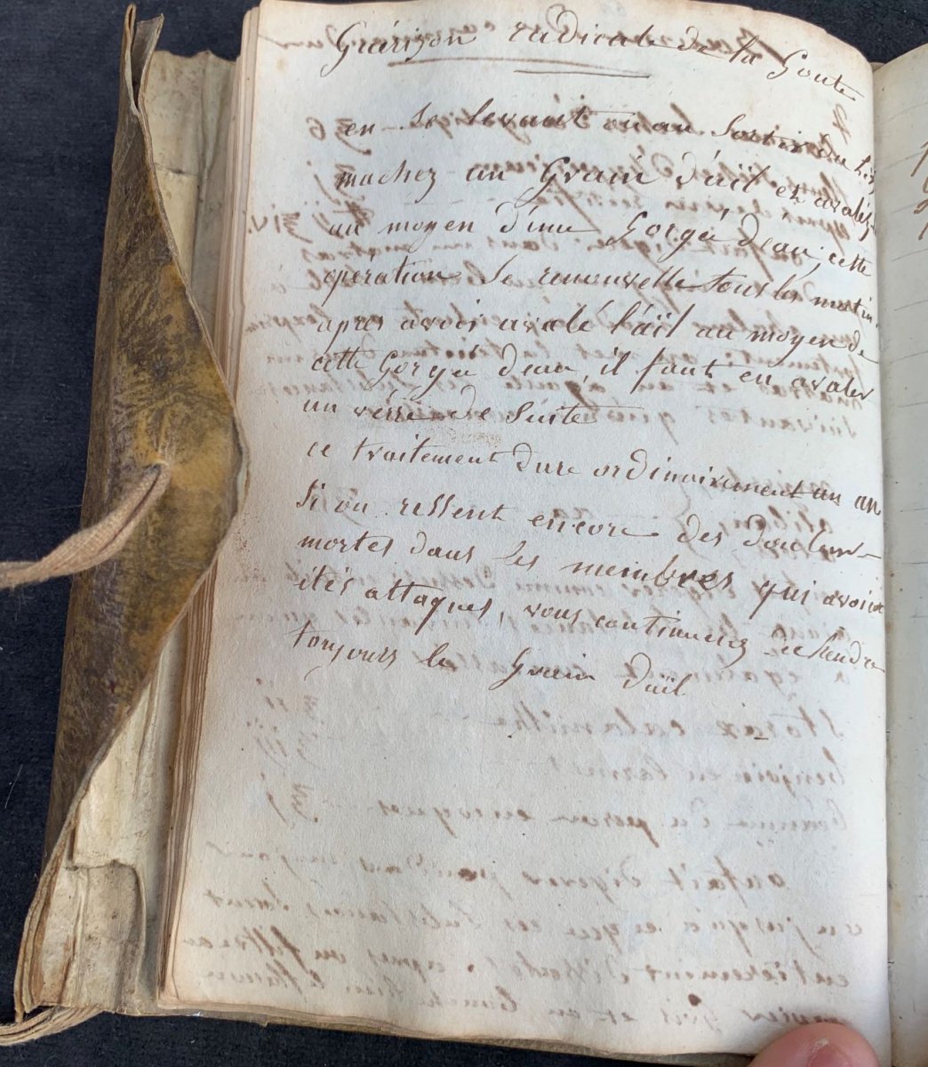 Manuscript Book Medicine & Freemasonry-photo-8