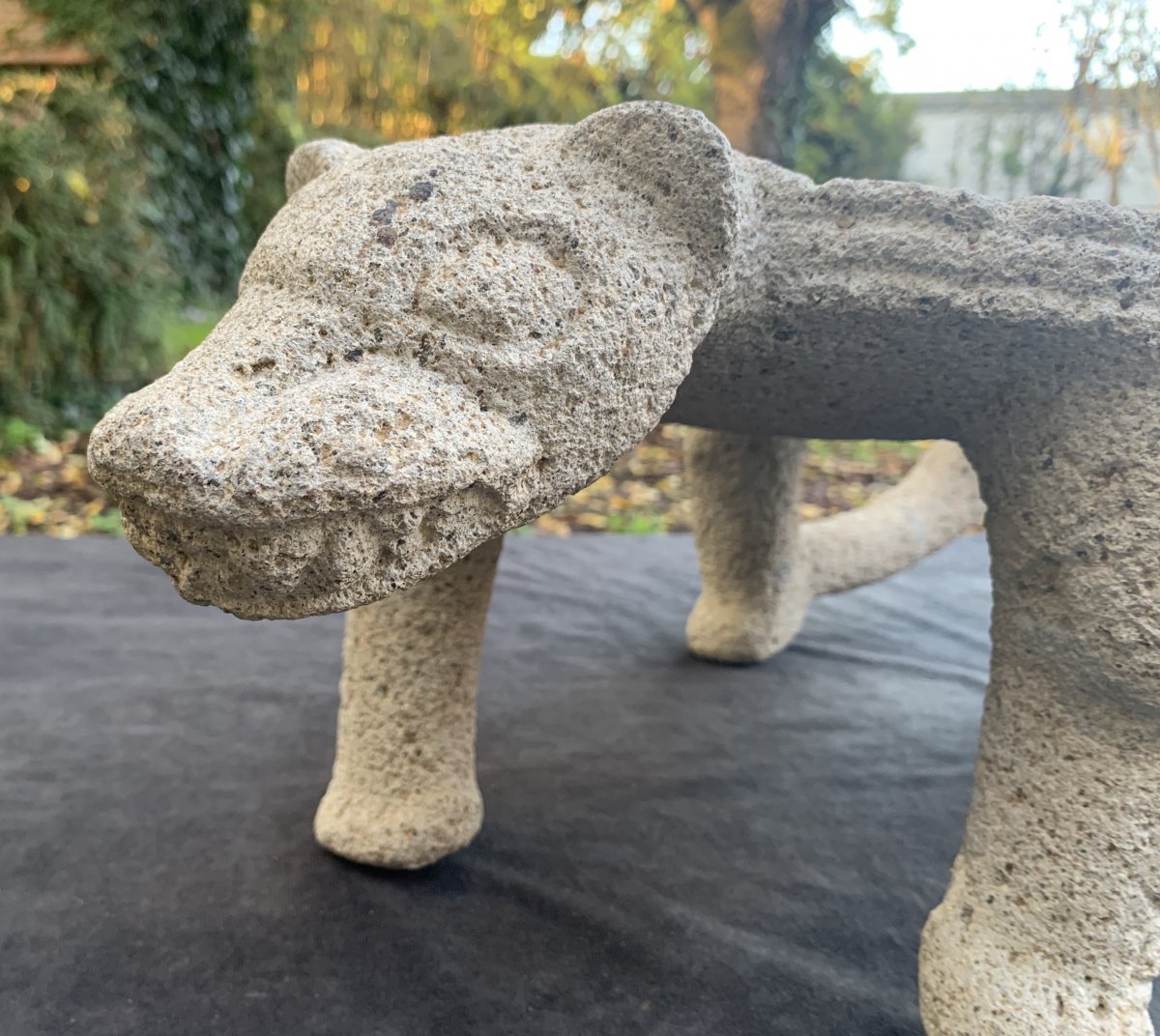 Volcanic Stone Jaguar Metate Milling Table, Huetar Culture  Costa Rica   X-xiith-photo-1