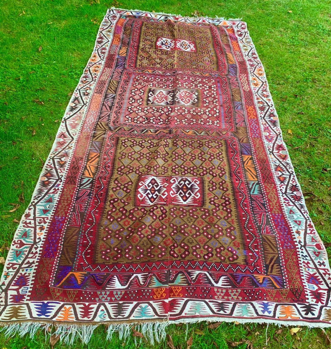 Very Large Kilim Anatolia 2nd Half Of The 19th S