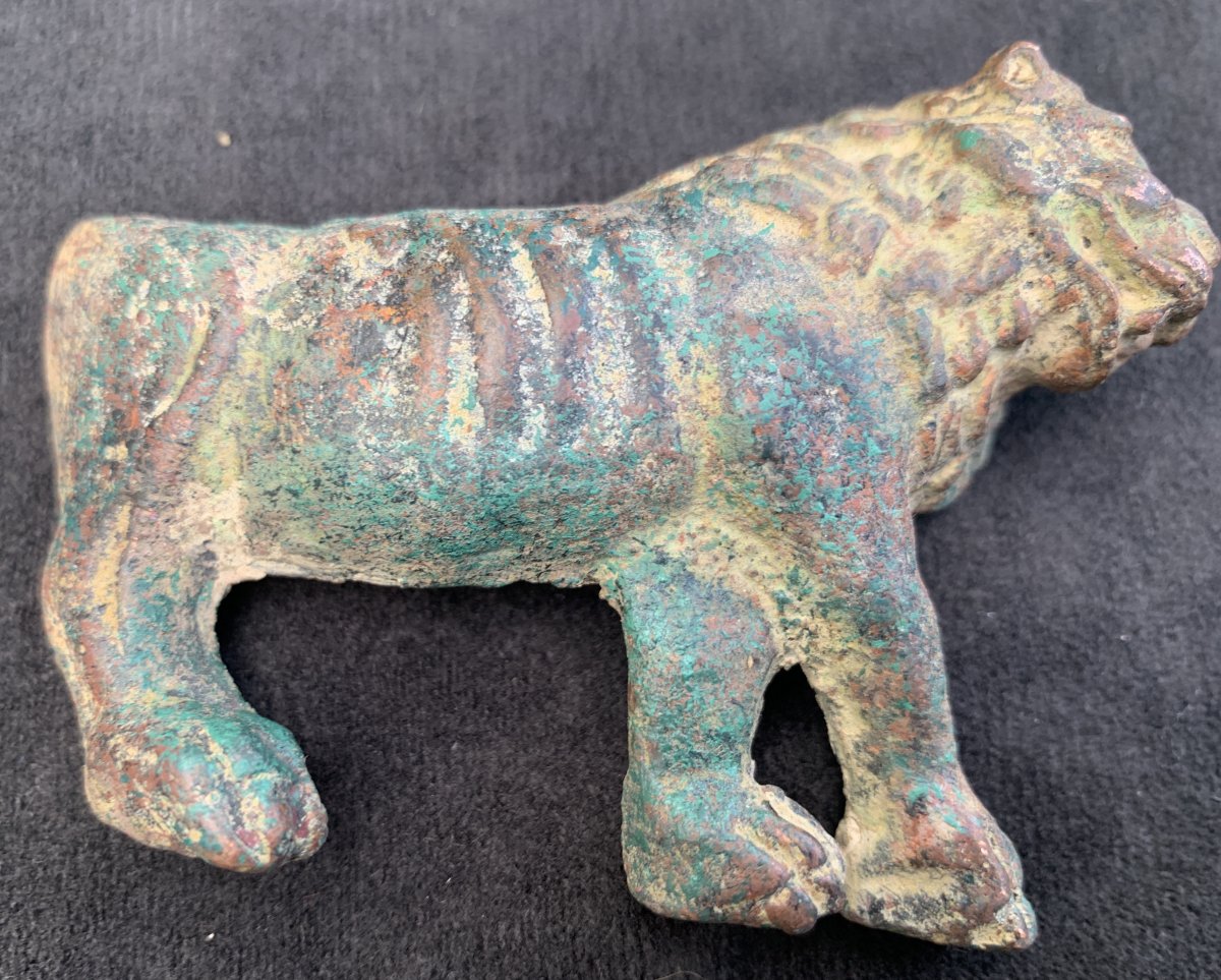 Bronze Applique Lion Geniune Roman 3rd 4th Cty Ac-photo-5