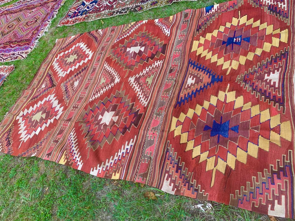 Very Large Kilim Anatolia Middle XIXth Cty-photo-1