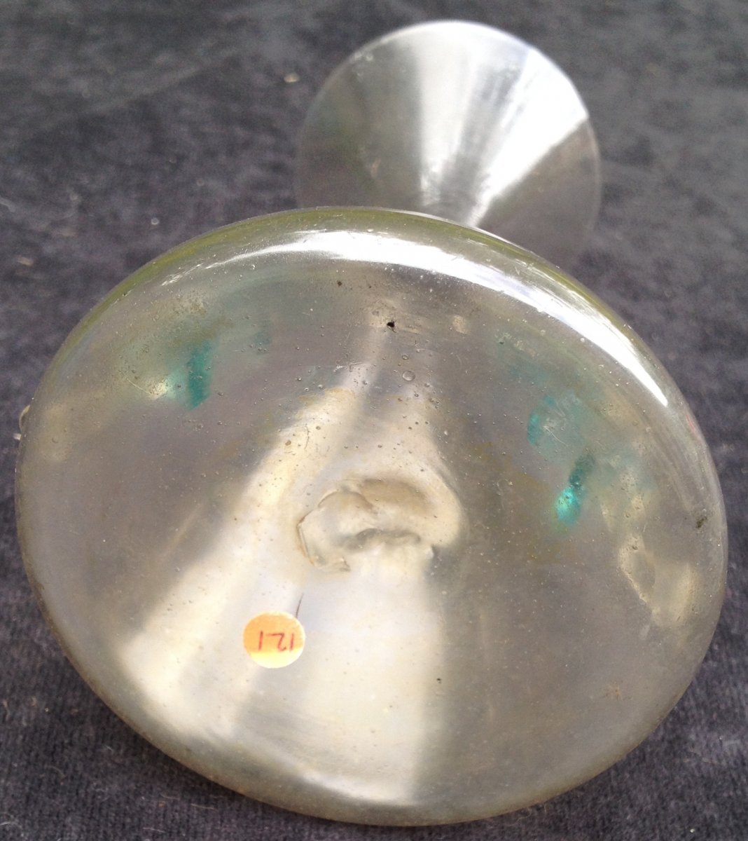 Vase/small Glass Bottle With 2 Colors, Venice, Early XVIIth-photo-3