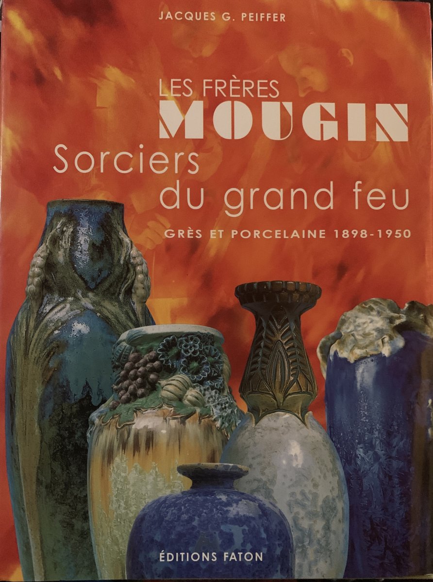 Orientalist Design Ceramic Vase,  Mougin Bros Nancy & A Legrand-photo-8
