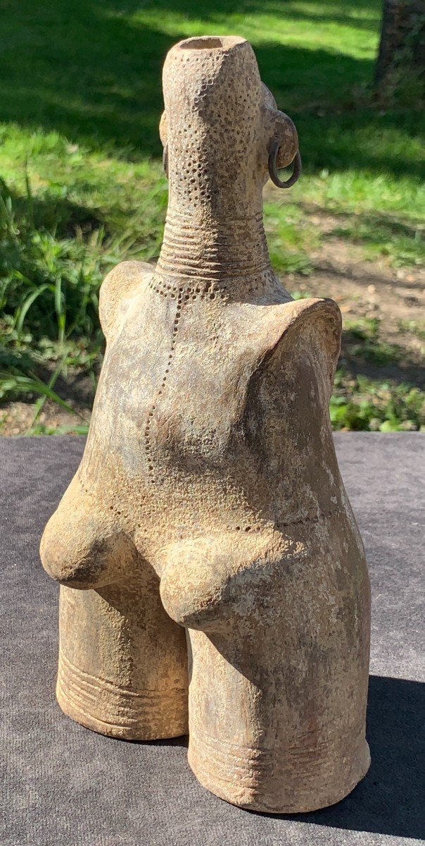 Statue terre cuite idole fertilité AMLASH Perse circa 1er millénair avt JC-photo-3