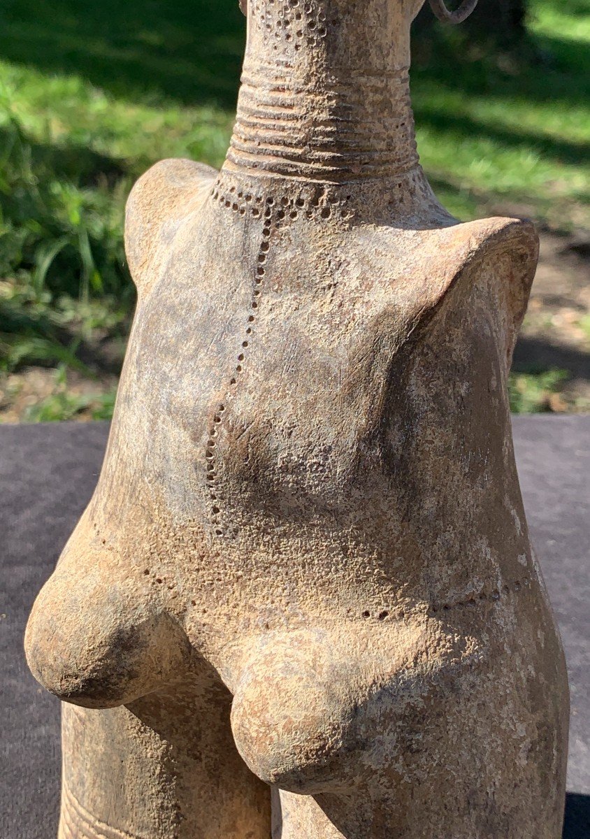 Statue terre cuite idole fertilité AMLASH Perse circa 1er millénair avt JC-photo-3