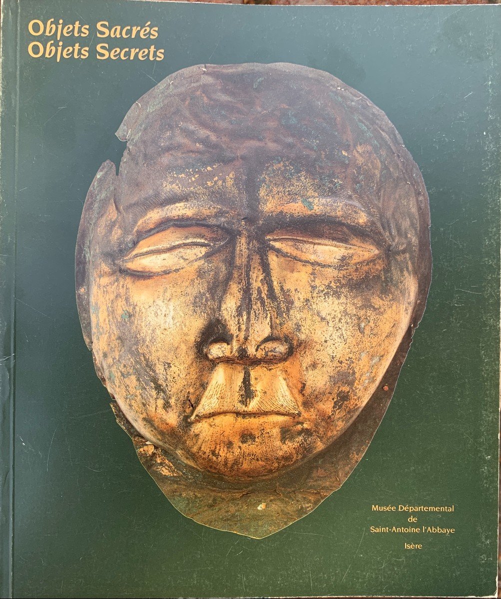 Museum Sepik Set Large Ancestor Mask And Ceremonial Axe, New Guinea-photo-7