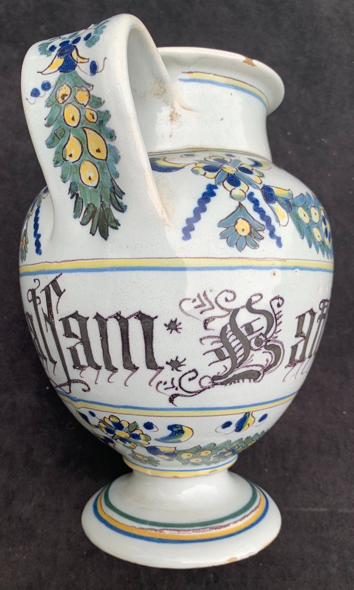 17th Century Ens Albarello & Chevrette Nove Di Bassano Pharmacy-photo-7