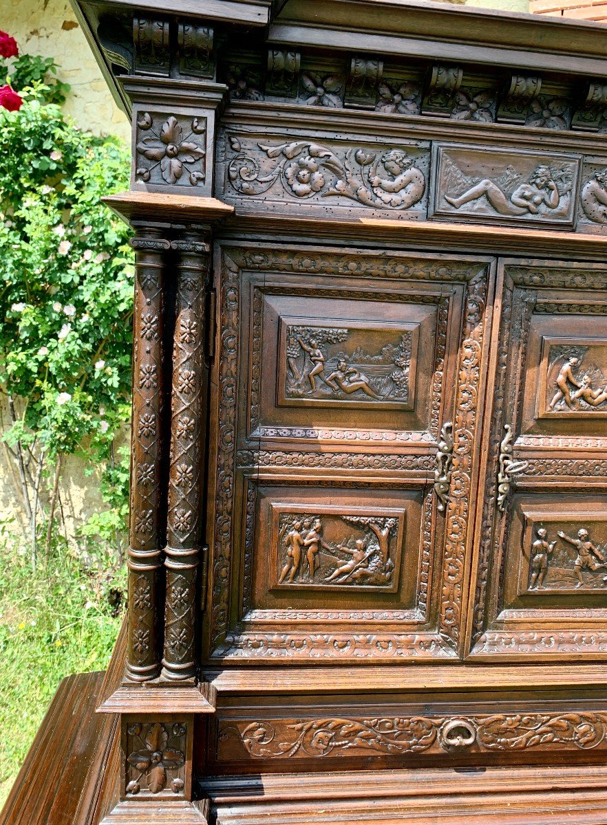 Buffet à retrait noyer, Val de Loire fin XVIe-photo-8