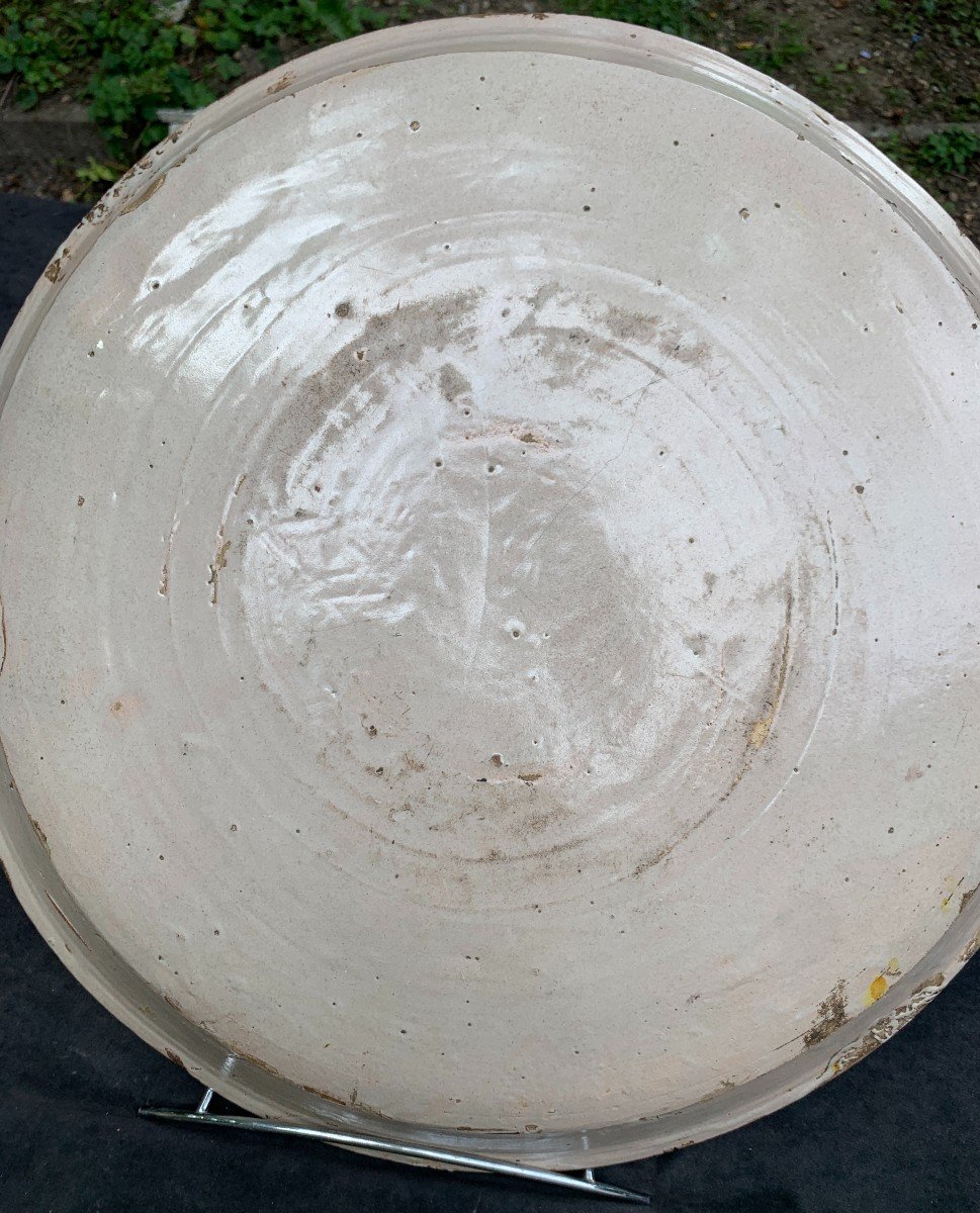 17th Cty Huge Giant Ceramic Cup St Pierre, Orvieto Italy-photo-5