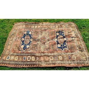 Antique tapis sumak Kuba Caucase : Azerbaidjan, fin XIXe