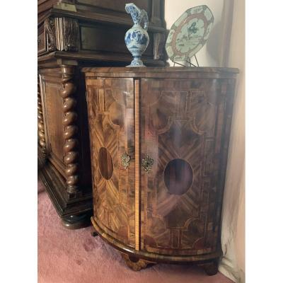 Very Nice Corner, Marquetry From  Louis XIV Period, Perfect Condition