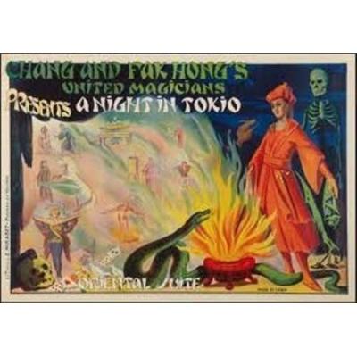 Collection de 4 affiches magie FAK HONG, début XXe s
