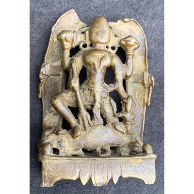 Statuette Bronze Vishnu Inde XVIIe S