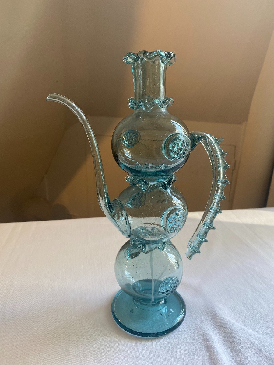 Ensemble En Verre Soufflé, Italie, XVIIIe Siècle-photo-5