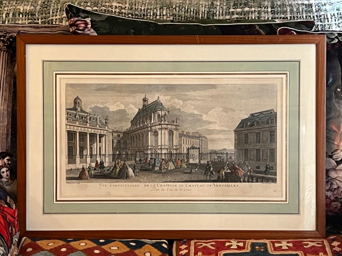 Vue Particulière De La Chapelle  Du Château De Versailles, Rigaud, 1730-photo-2