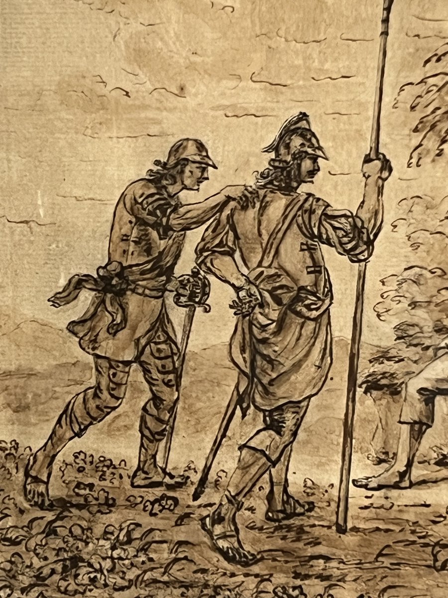 Centurion Romain, Italie, Dessin,  XVIIIe Siècle-photo-5