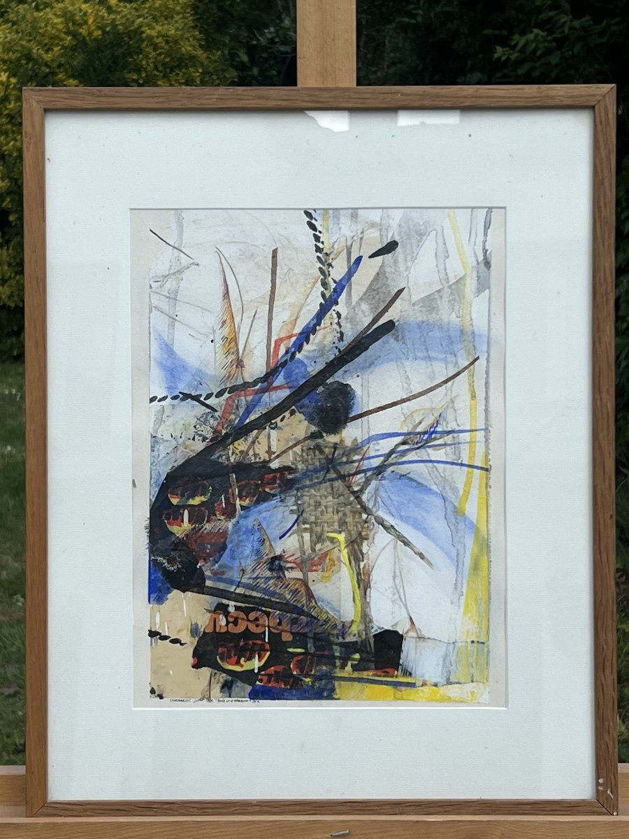 Bois Et Charbon, Ceccarelli, Technique Mixte-photo-2