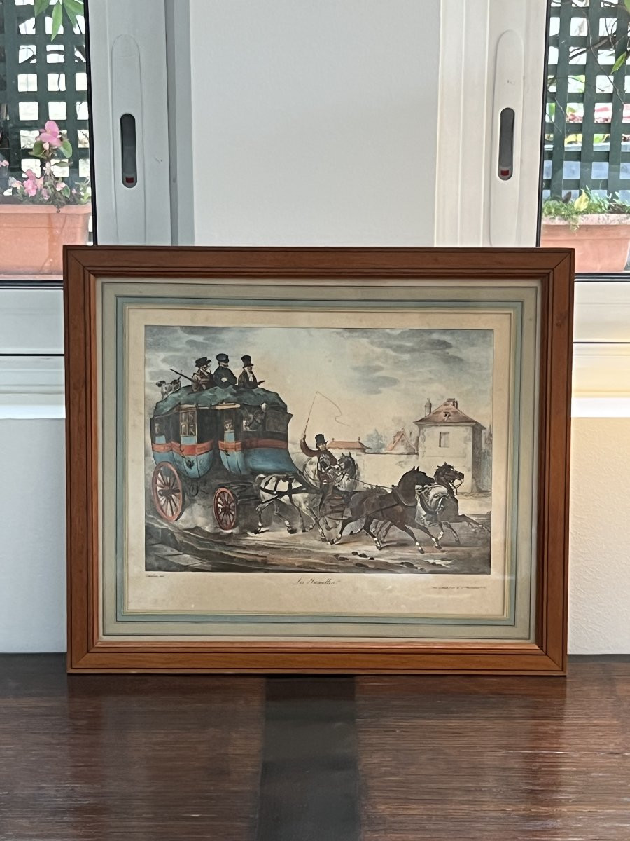 Antique Lithograph – “the Twins” – Circa 1830-photo-2