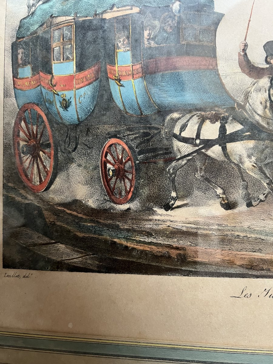 Antique Lithograph – “the Twins” – Circa 1830-photo-6