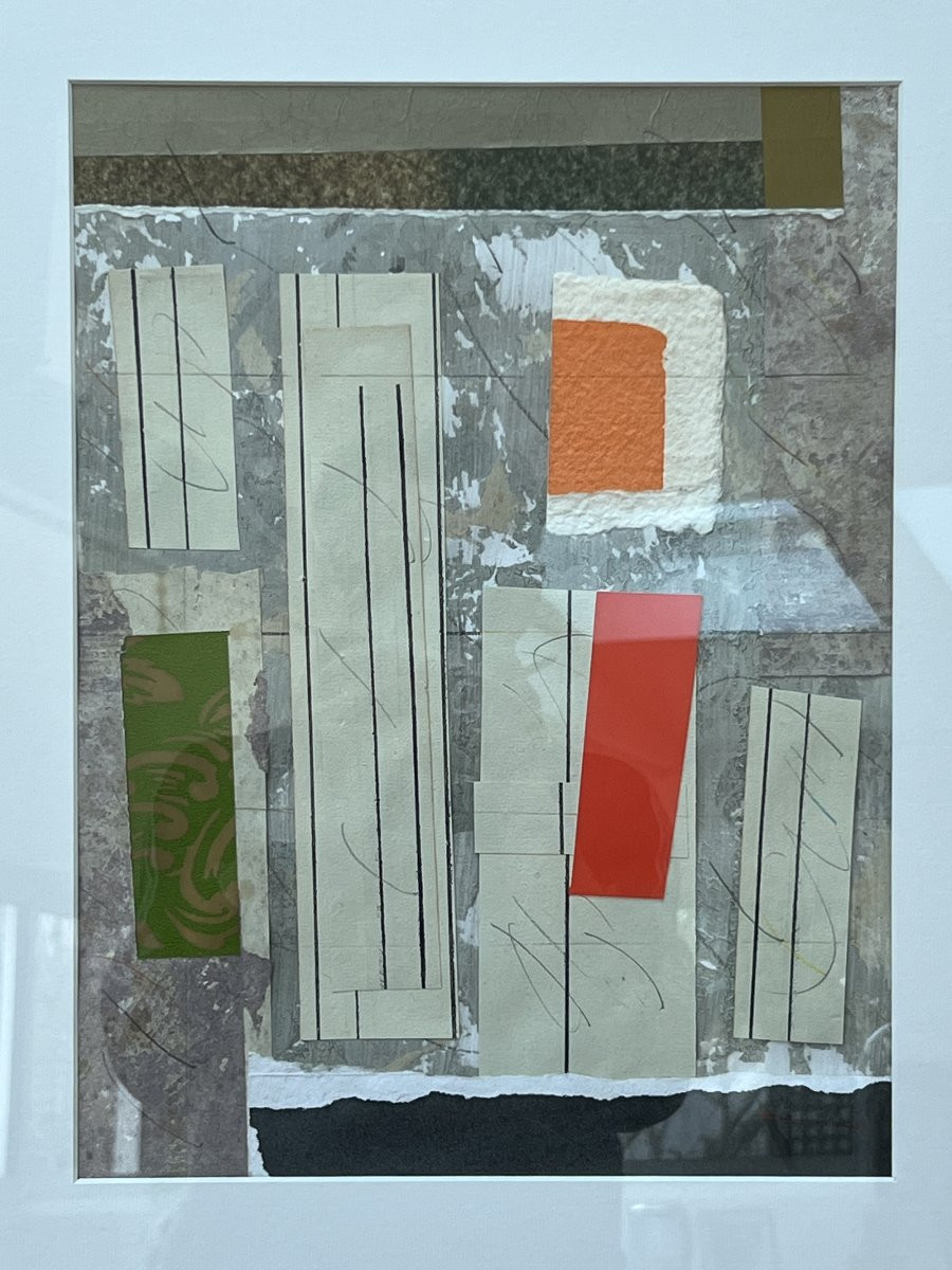 Abstract Composition – Henderson – Collage On Paper – 1970s-photo-1