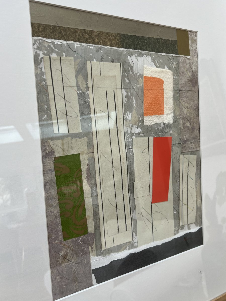 Abstract Composition – Henderson – Collage On Paper – 1970s-photo-2