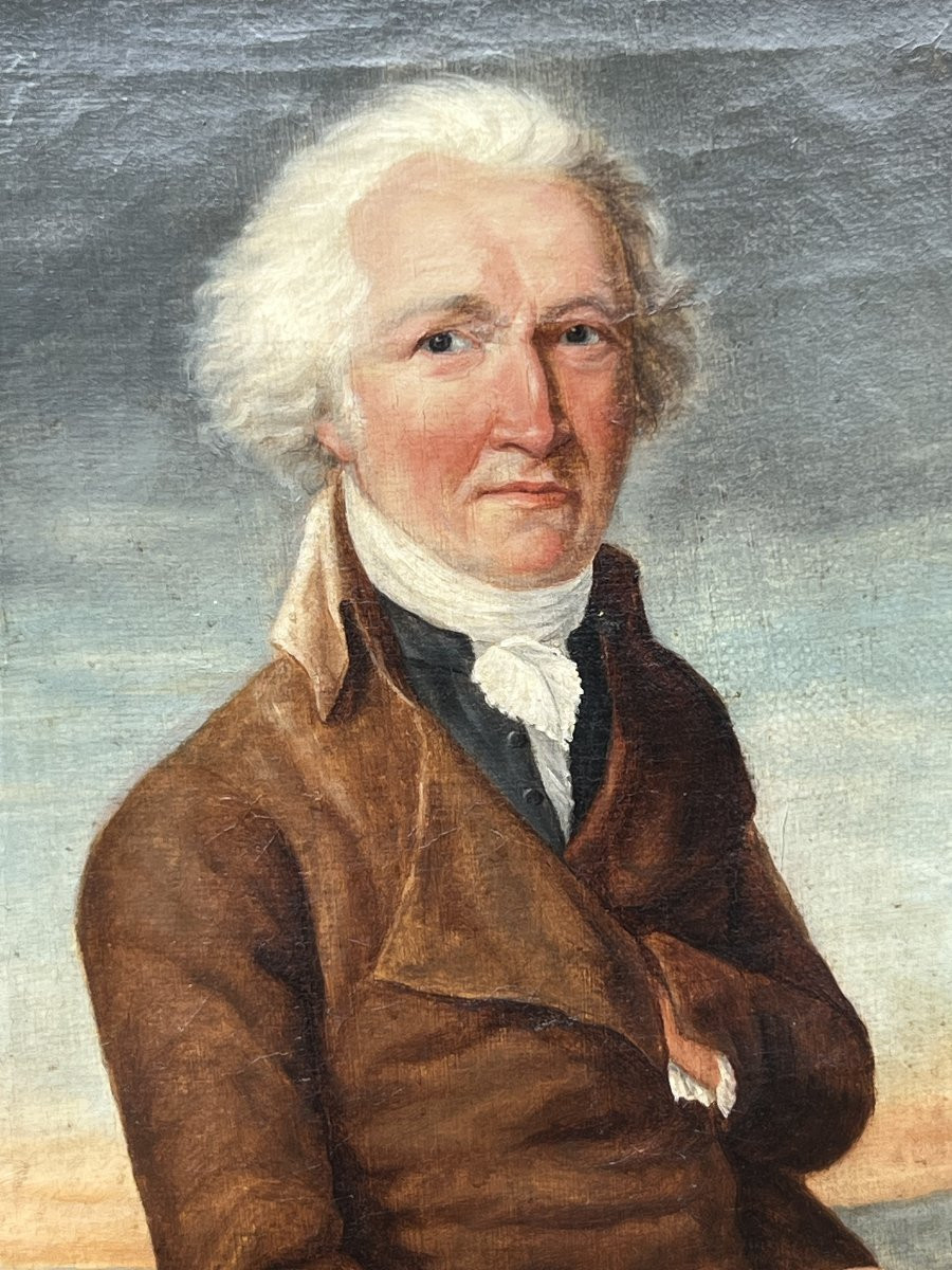 Portrait Of A Man, Entourage Of Louis-léopold Boilly, French School Circa 1820-photo-4
