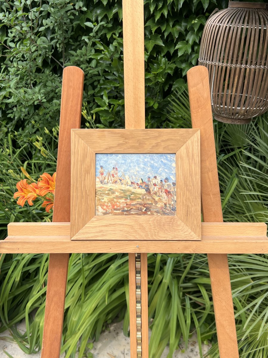 École française du début du XXᵉ siècle, dans le goût d'Armand Guillaumin – Pêcheurs-photo-2