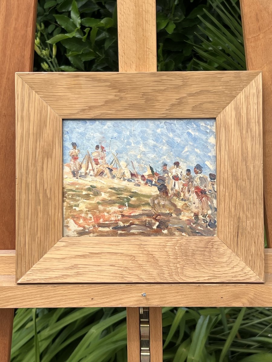 École française du début du XXᵉ siècle, dans le goût d'Armand Guillaumin – Pêcheurs