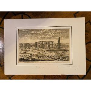 Observatoire De Paris, Gravure, Pierre Aveline XVIIe