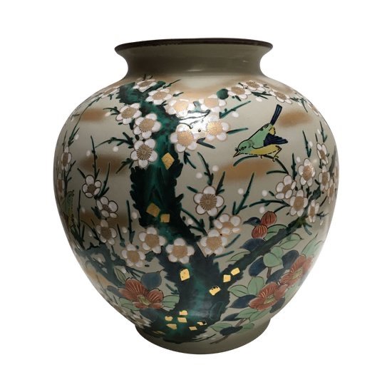 Vase Porcelaine - Kutani Japon  vers 1940