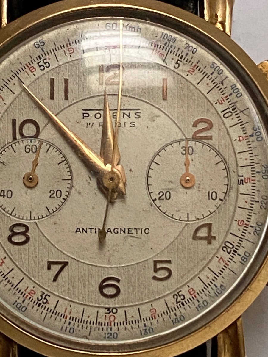 Montre Chronomètre Or » Potten »-photo-4