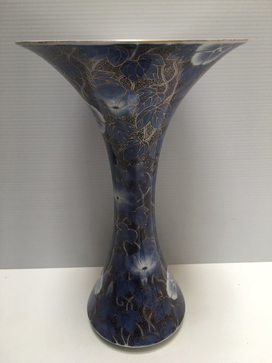 Vase Tulipe Japonais Fin XIXème  FUKUGAWA SEIJI ARITA