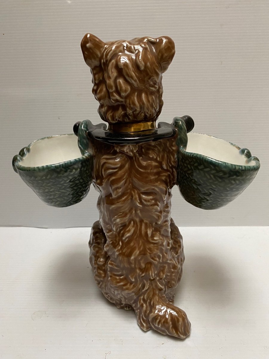 Imposante Salière - Poivrière Porcelaine 1900-photo-3