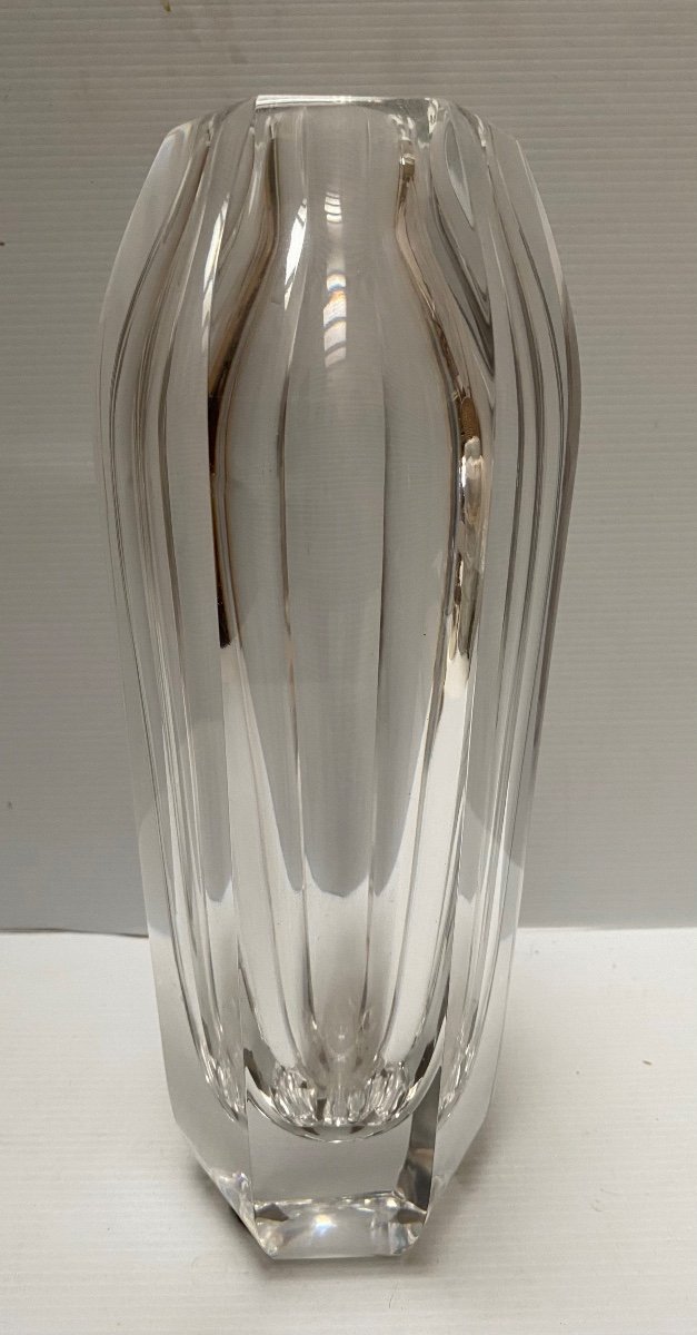 Crystal Vase By Marian Zawakki Tilgmans 1960-photo-2