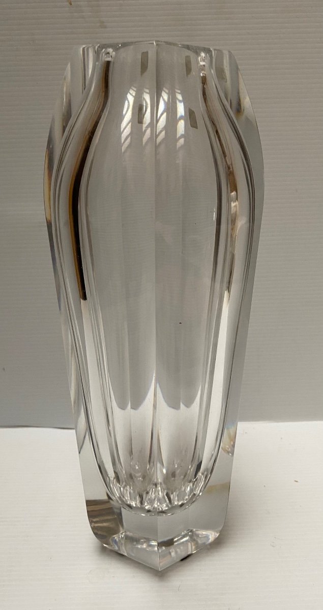 Crystal Vase By Marian Zawakki Tilgmans 1960-photo-3