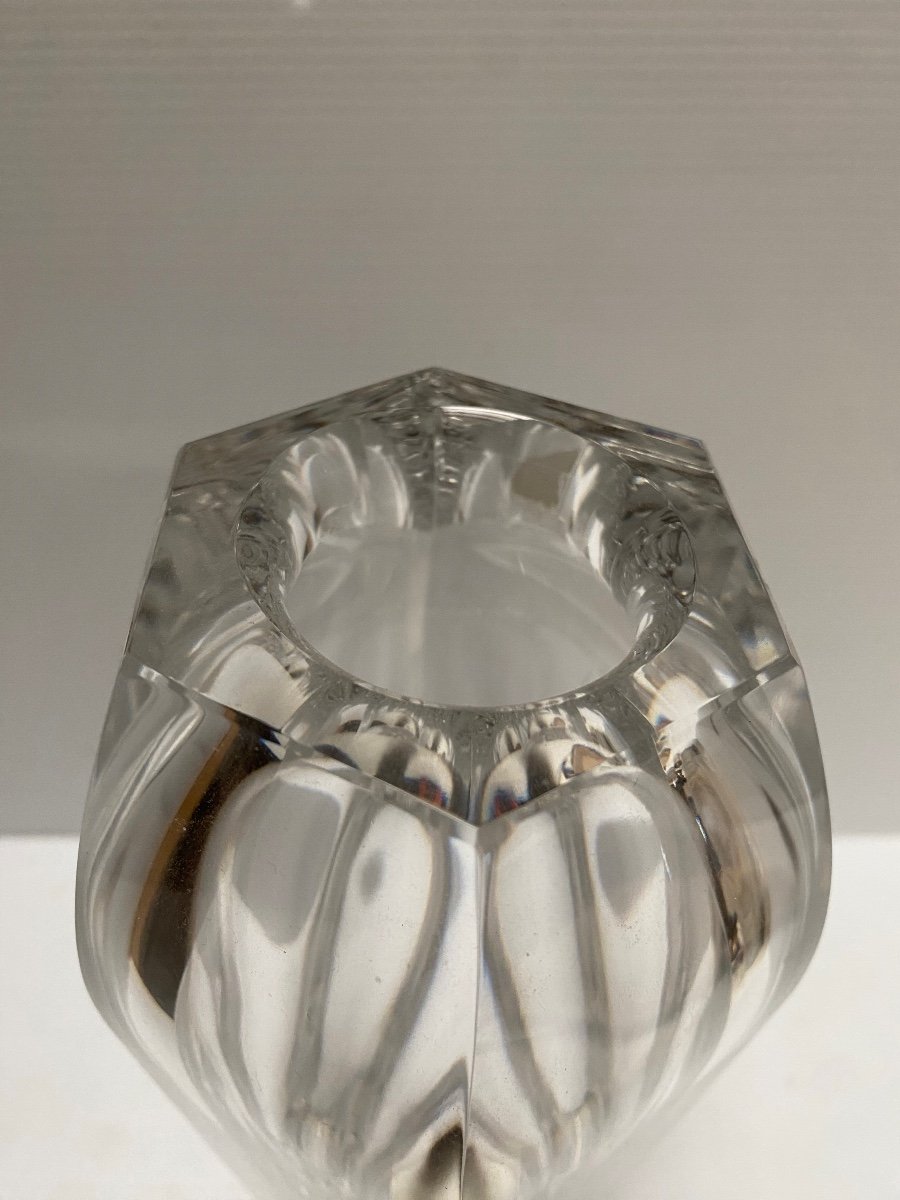 Crystal Vase By Marian Zawakki Tilgmans 1960-photo-4