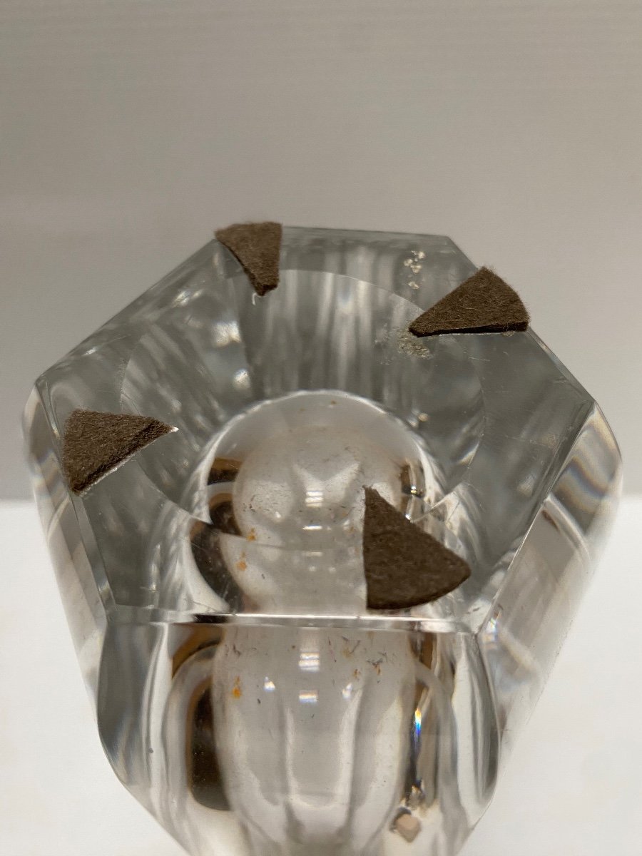 Crystal Vase By Marian Zawakki Tilgmans 1960-photo-1