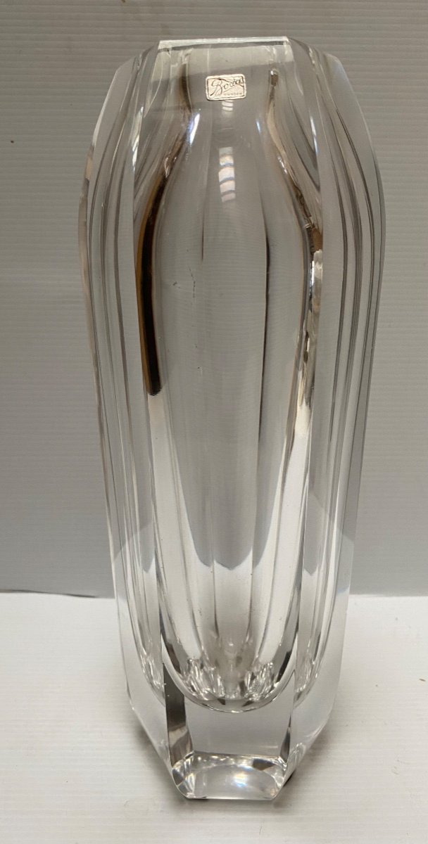 Crystal Vase By Marian Zawakki Tilgmans 1960