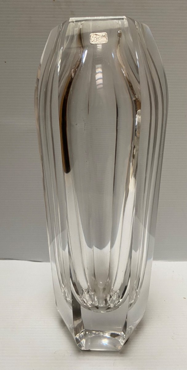 Vase Cristal Par Marian Zawaski Tilgmans
