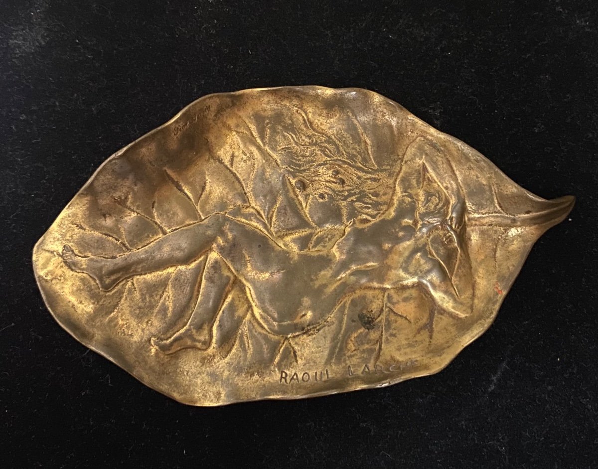 Vide Poche Par Raoul Larche En Bronze 