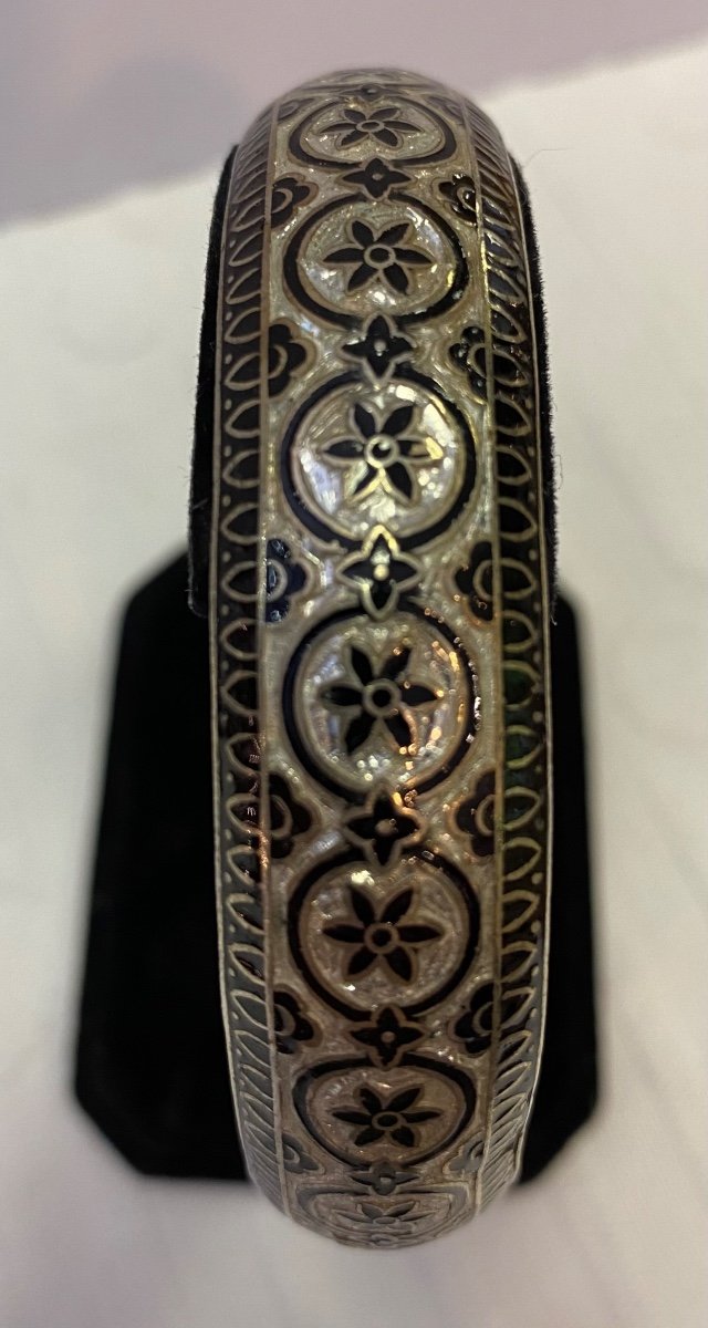 Bracelet Jonc Fermé Argent Massif
