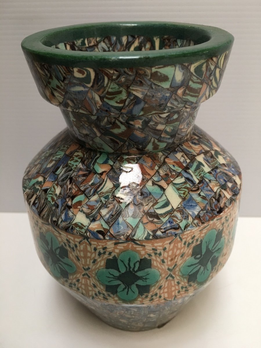 Gerbino Vase 1940/50 Ceramic-photo-4