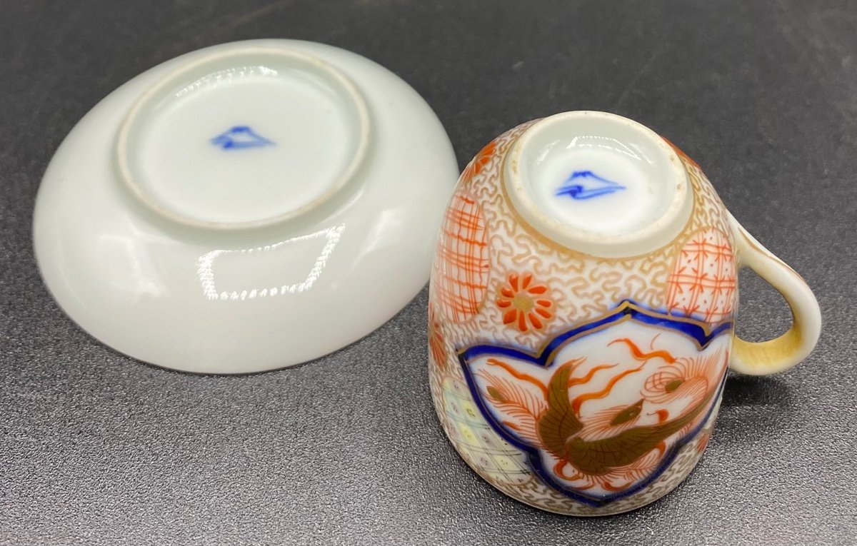 Tasse En Porcelaine Imari De Poupée Vers 1900-photo-2