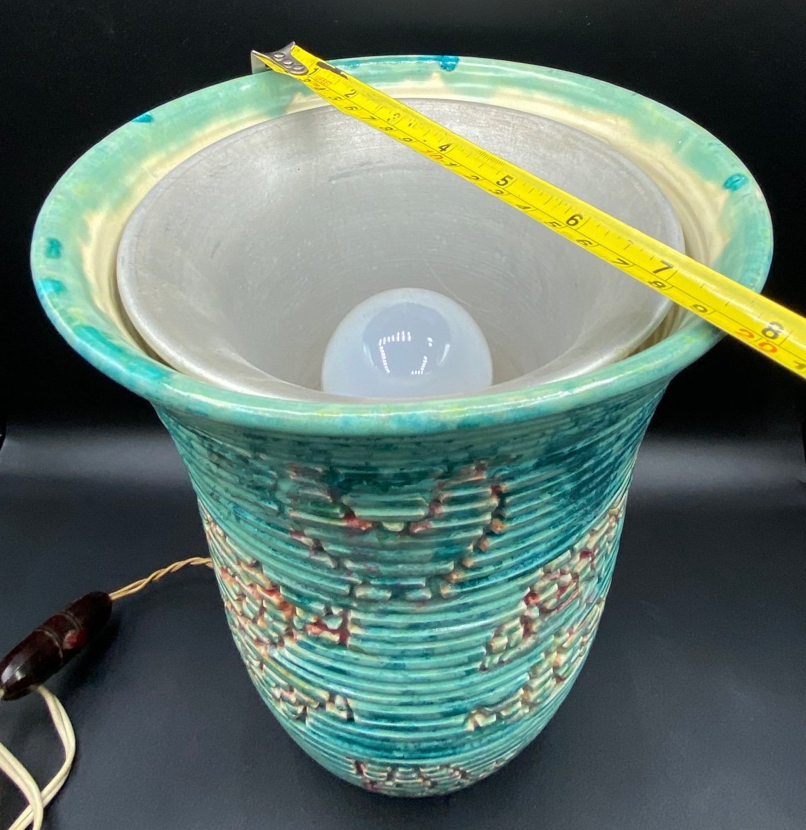 Ceramic Lamp By Reb 1950-photo-7